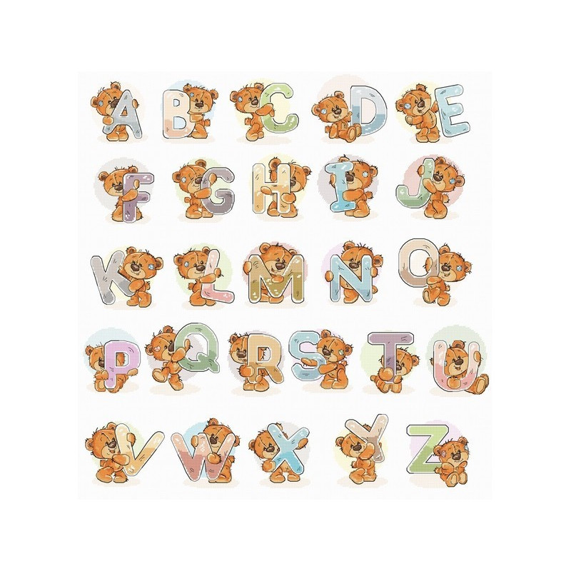 Kit de broderie Alphabet Kit de broderie Alphabet