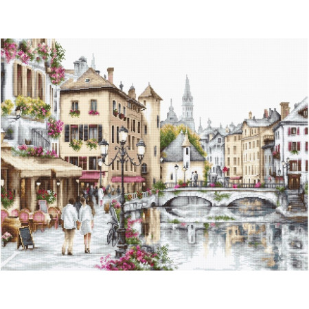 Luca-S Embroidery kit Lake Annecy