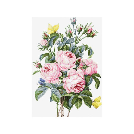 Kit de broderie Bouquet de roses