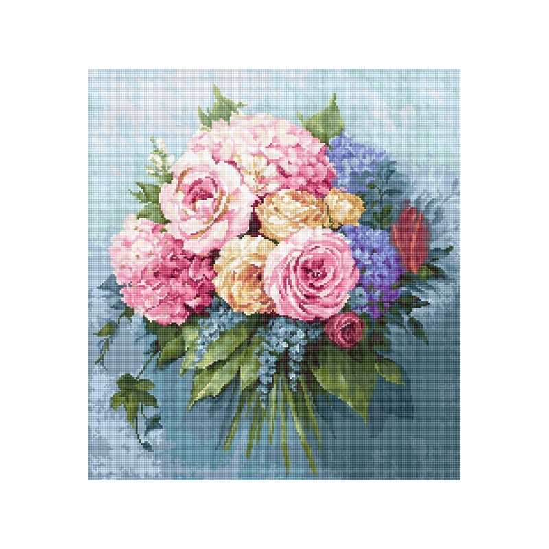 Kit de broderie Bouquet Kit de broderie Bouquet