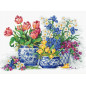Borduurpakket Lente bloemen 3 Borduurpakket Lente bloemen 3