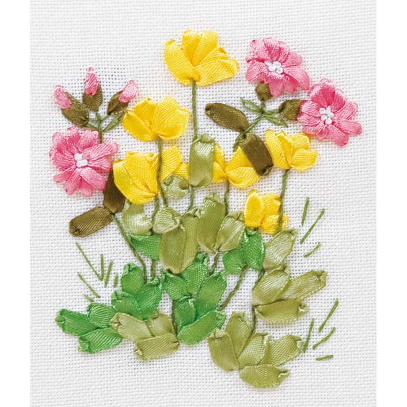 Stickset Butterblumen und Lungenkraut