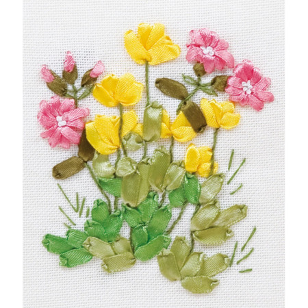 Panna Kit à broder Renoncules et lungwort