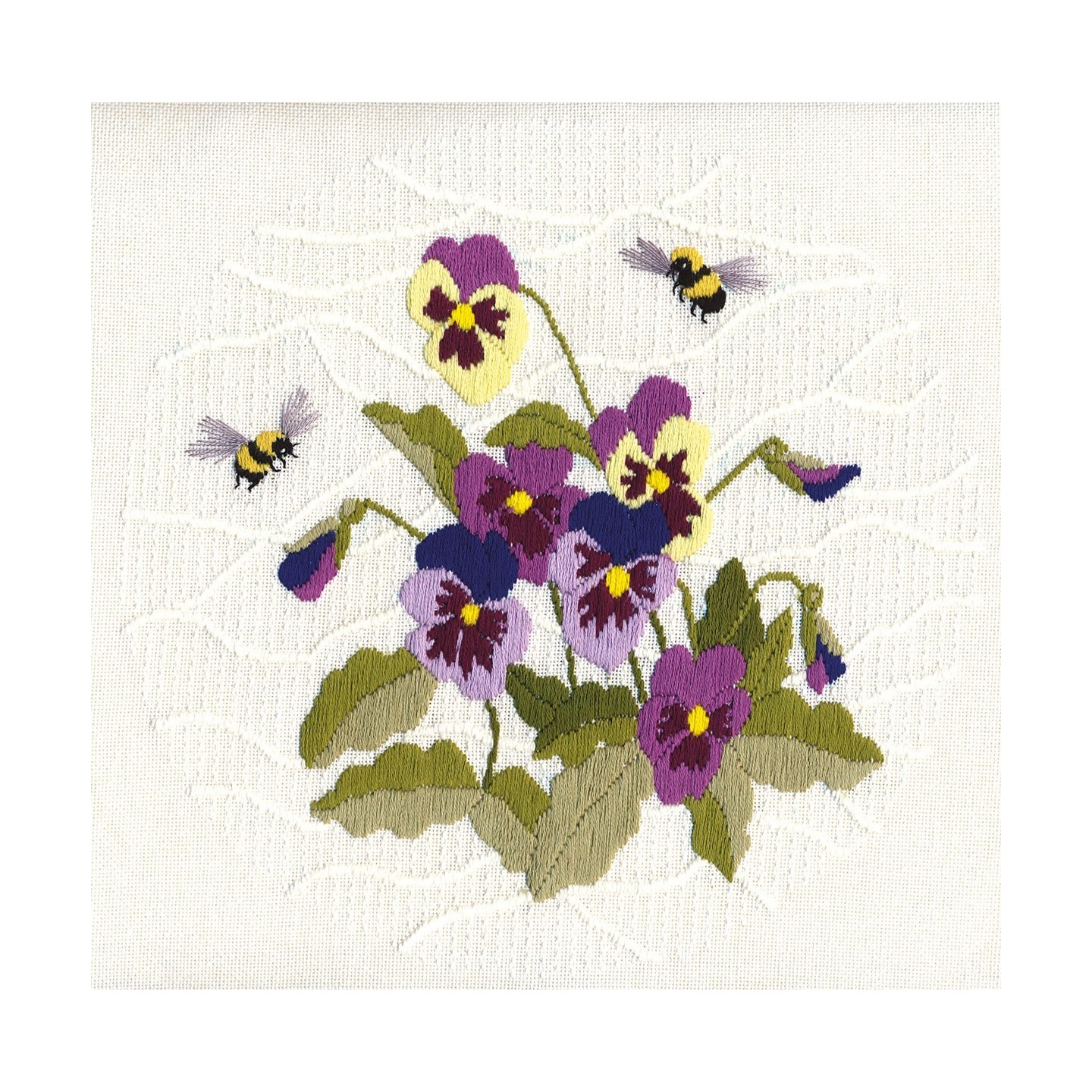 Panna Embroidery kit Furry Bumblebees