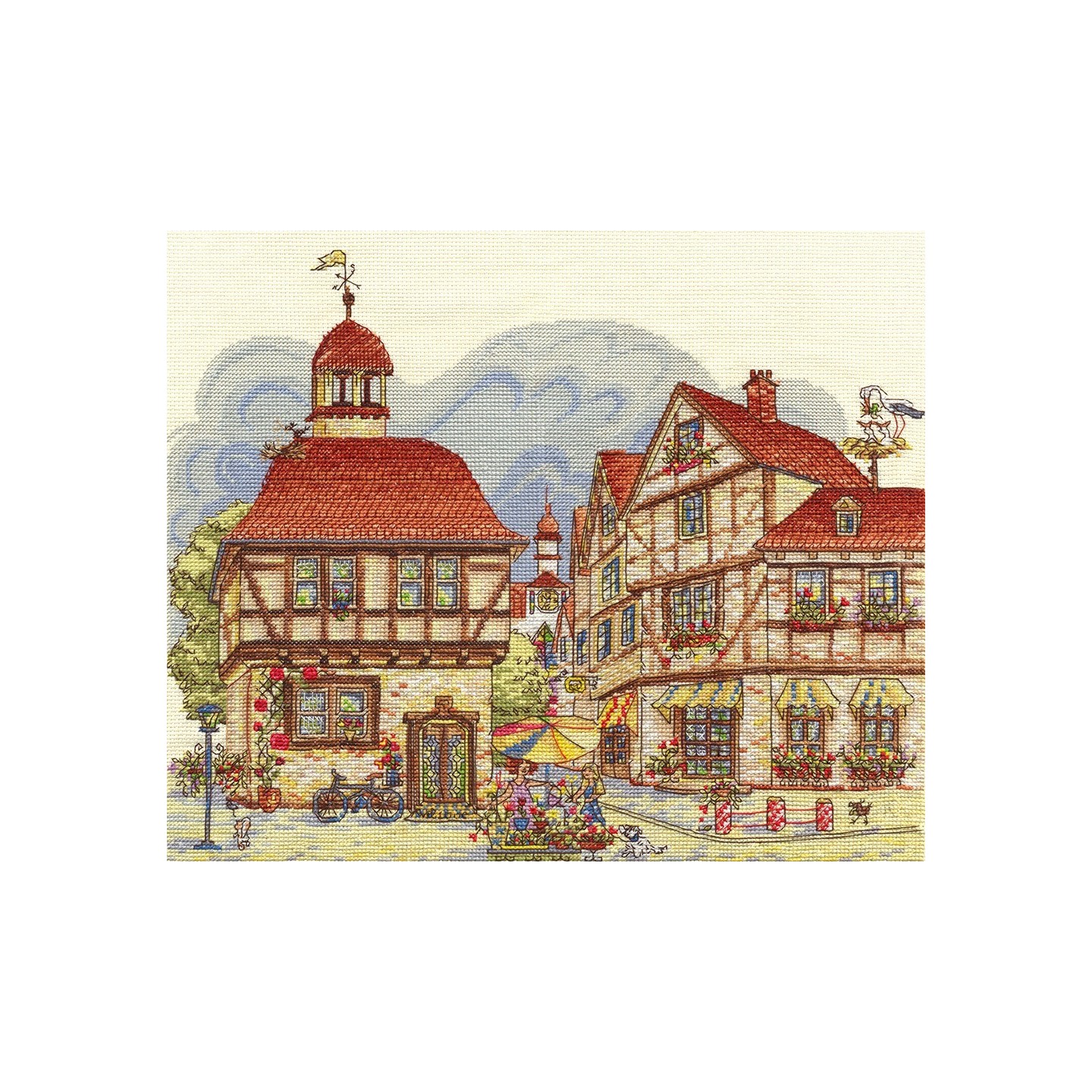 Panna Embroidery kit Prosperous Town