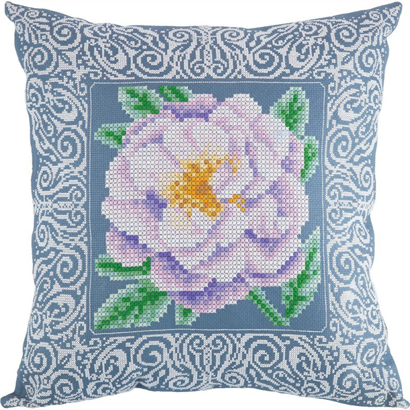 Cross stitch cushion kit Velvet Rose