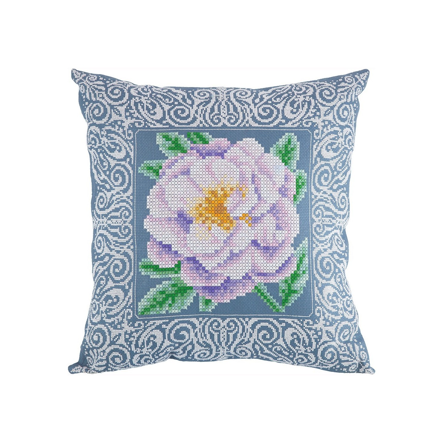 Panna Stitch Cushion kit  Velvet Rose