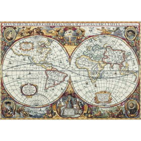 Panna Stickset Geografische Weltkarte