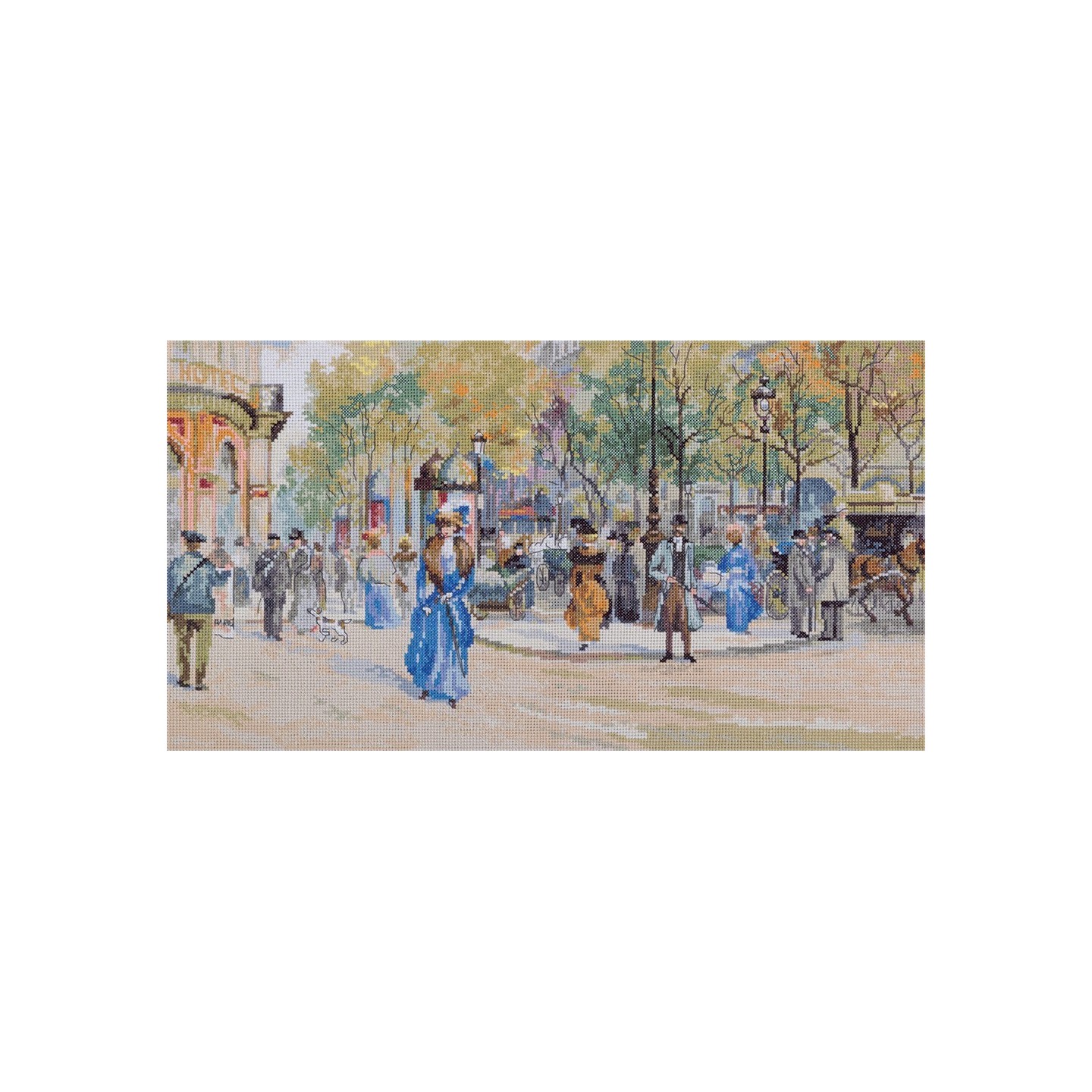 Panna Embroidery kit Boulevard des Capucines