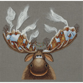 Panna Embroidery kit Christmas Moose