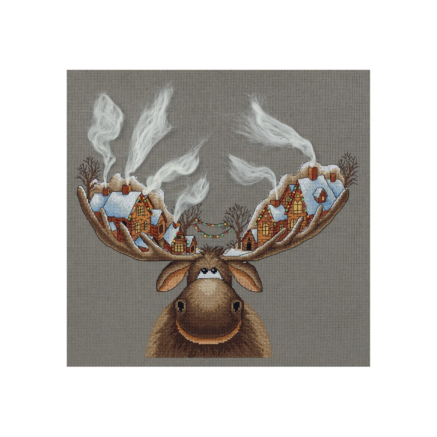 Panna Panna Borduurpakket Kerstmis Eland