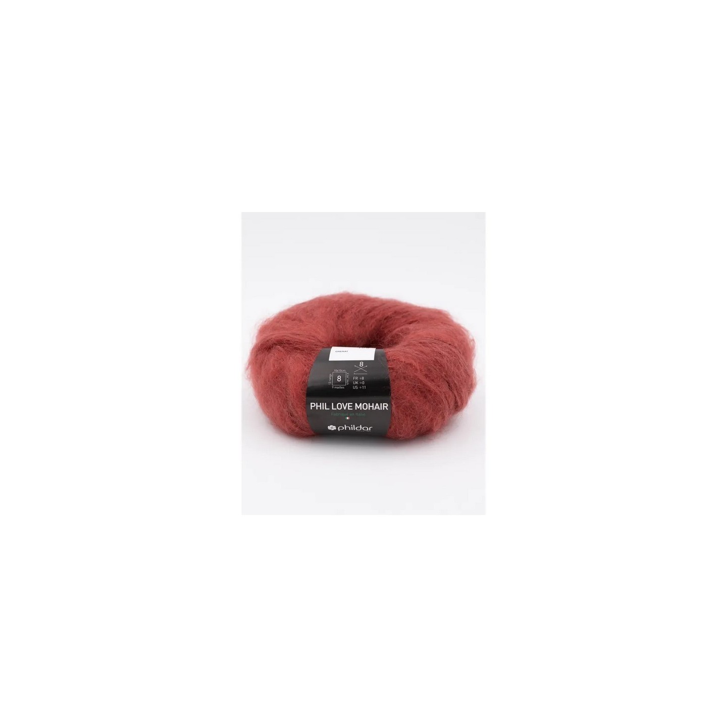 Strickwolle Phildar Phil Love Mohair Grenat
