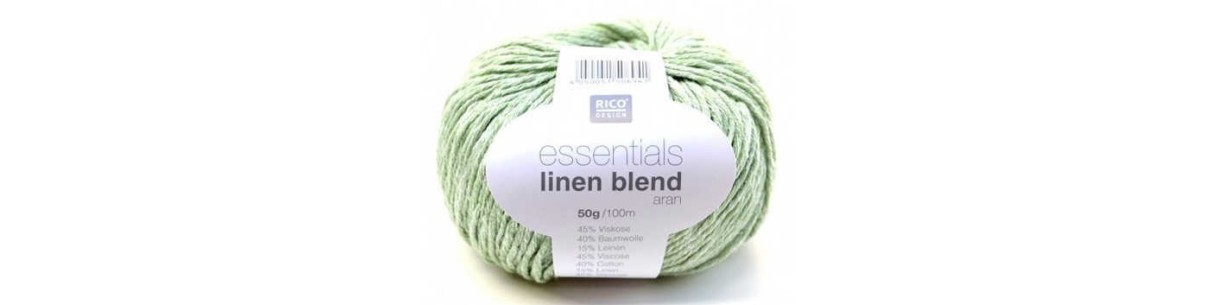 Knitting yarn Essentials Linen Blend aran