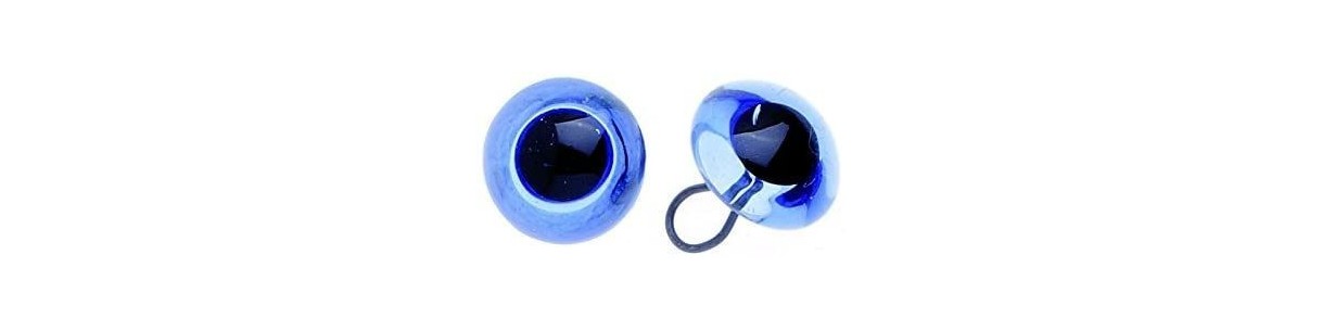 Accessoires voor breinen en haken Dierenogen - om te naaien