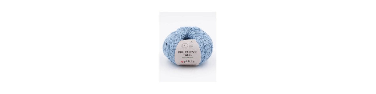 Phil Caresse Tweed - Breiwol Phildar Details