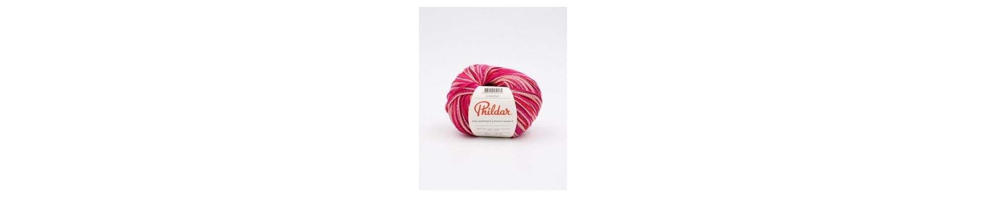 Phil Exotique Breiwol - 100% Katoen, 50g, 3.5 Naald
