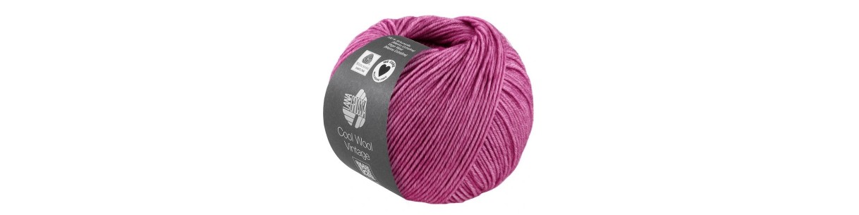 Lana Grossa Cool Wool Vintage – meliertes Merino-Strickgarn mit Vintage-Effekt