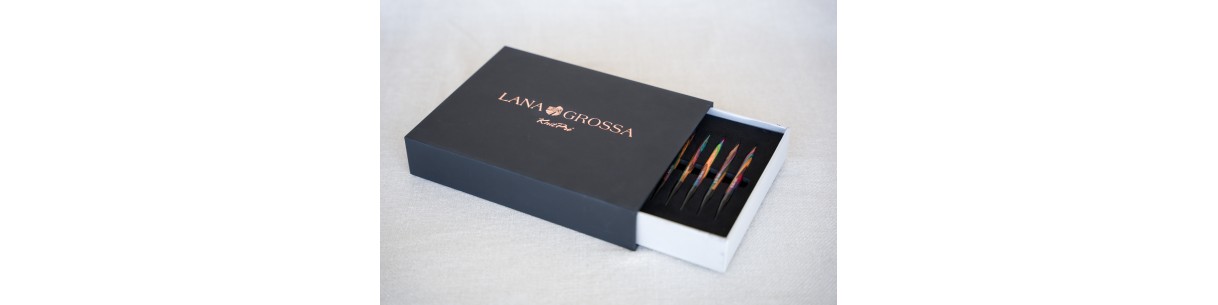 interchangeable circular needles Lana Grossa Vario Wood