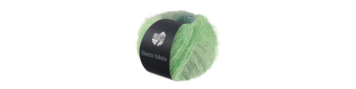 Lana Grossa Basta Mista | Verelana – Fluffy merino effect yarn (6 mm)